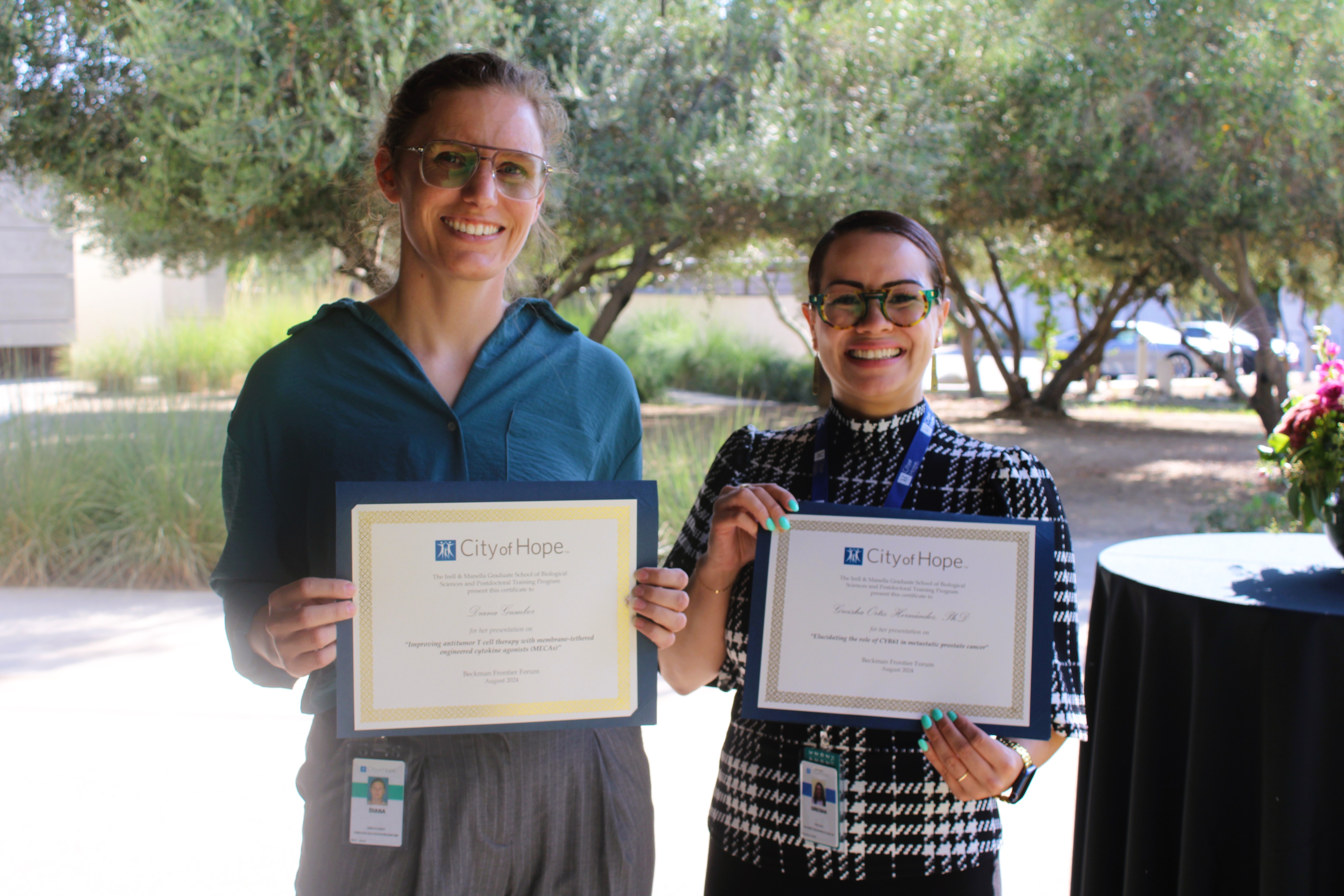 Postdoc/Student August Forum