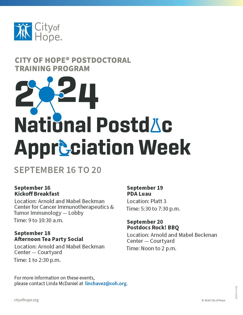 Postdoc appreciation week