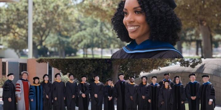 IMGS 2024 Commencement speaker and faculty group image